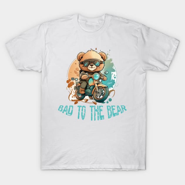 BEAR BIKER T-Shirt by BengingDesign